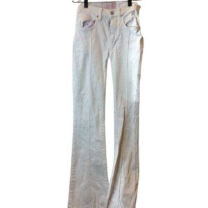 Revice White Slight Flare Leg Jeans l 24